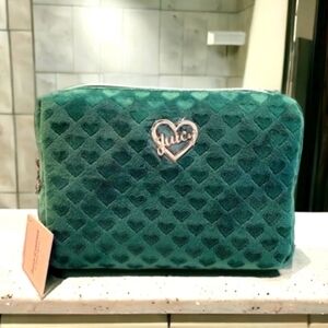 Juicy Couture Green Heart Patterned Women's Bag